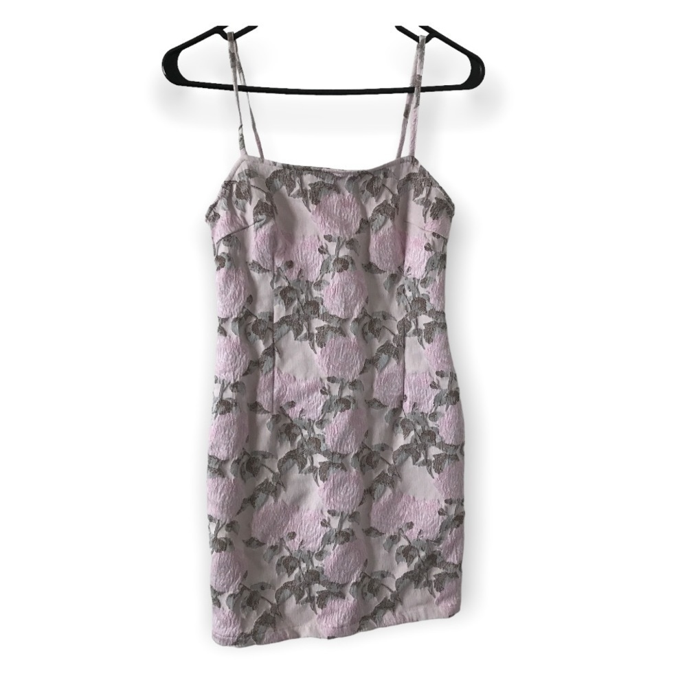 3/$15 Shein Y2K floral spaghetti strap mini dress (D5)